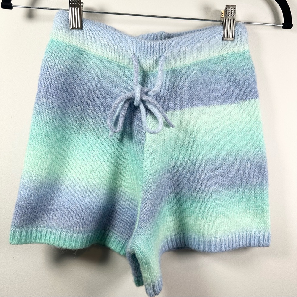 Lilly Pulitzer Wanetta Sweater Short, Surf Blue Spacedye, XXS - Picture 6 of 16